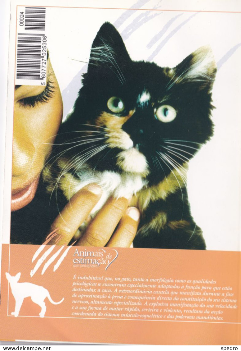 Portugal 1998 Guia Pedagógico Dos Animais De Estimação Gato O Companheiro Anatomia Felina N.º 24 Cats - Práctico