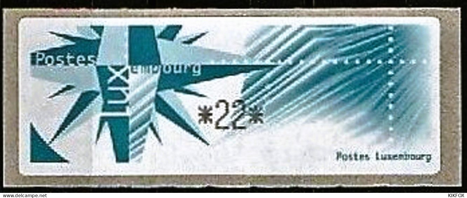 Luxembourg , Luxemburg , 1997, MI 4, 22 Fr, AUTOMATENMARKE, DISTRIBUTEUR , - Automatenmarken