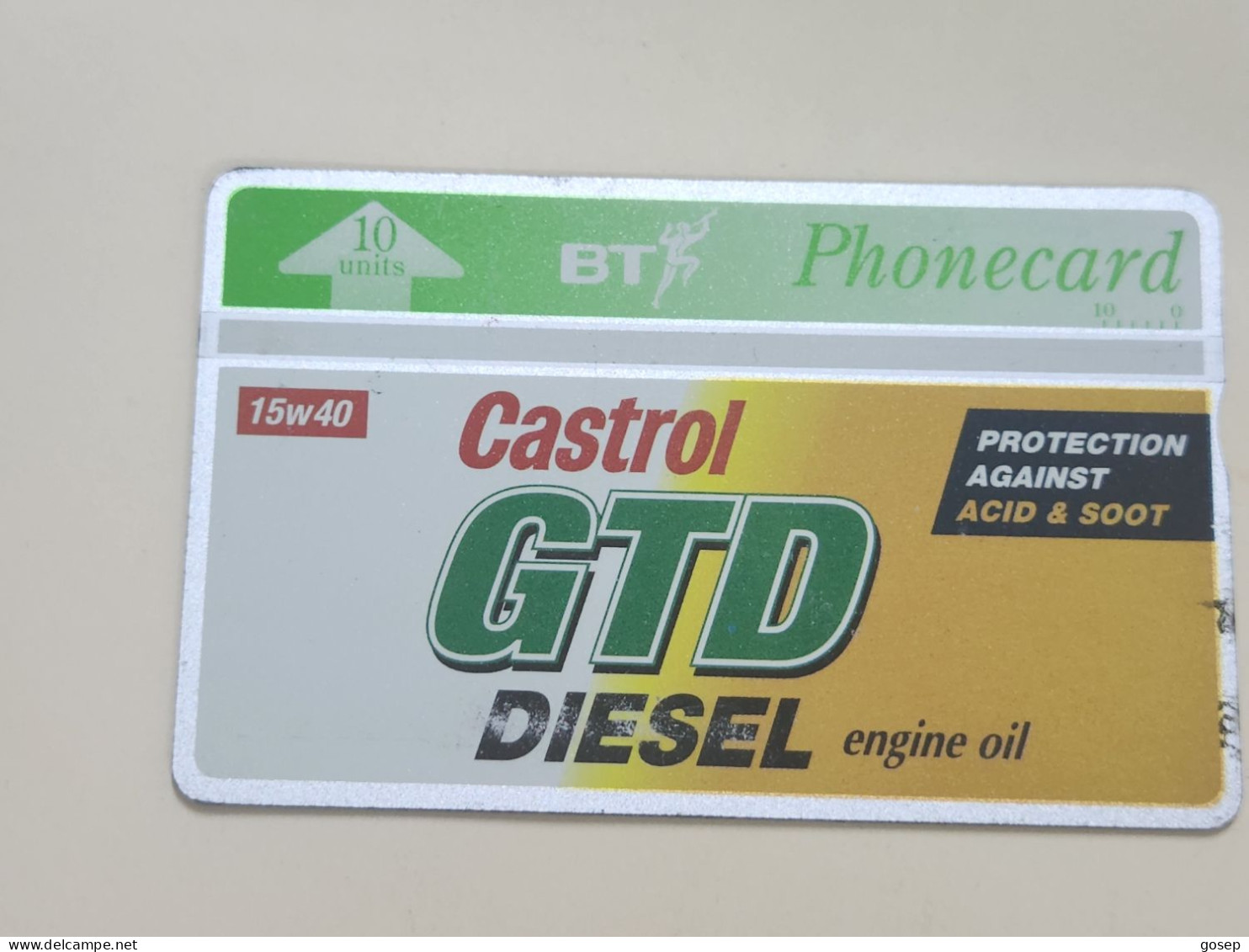 United Kingdom-(BTA088)-CASTROL-GTD-DIESEL-(10units)(131)(410M70916)-price Cataloge15.00£-mint+1card Prepiad Free - BT Werbezwecke