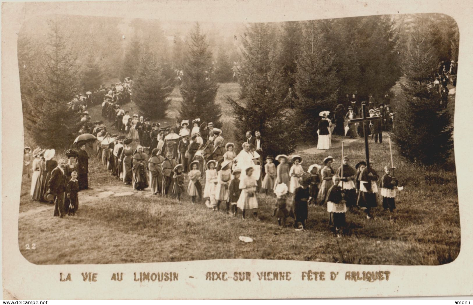 87. HAUTE-VIENNE - AIXE - FÊTE D'ARLIQUET 1909. Cliché Jové N° 22. Qualité Photo. - Aixe Sur Vienne