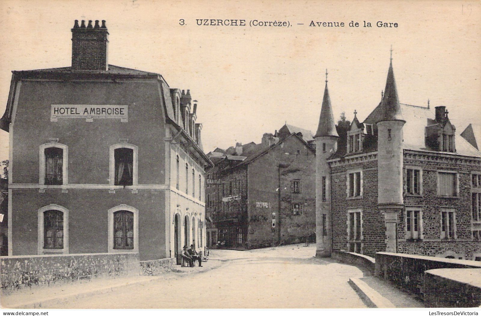 FRANCE - 19 - UZERCHE - Avenue De La Gare - Carte Postale Ancienne - Uzerche