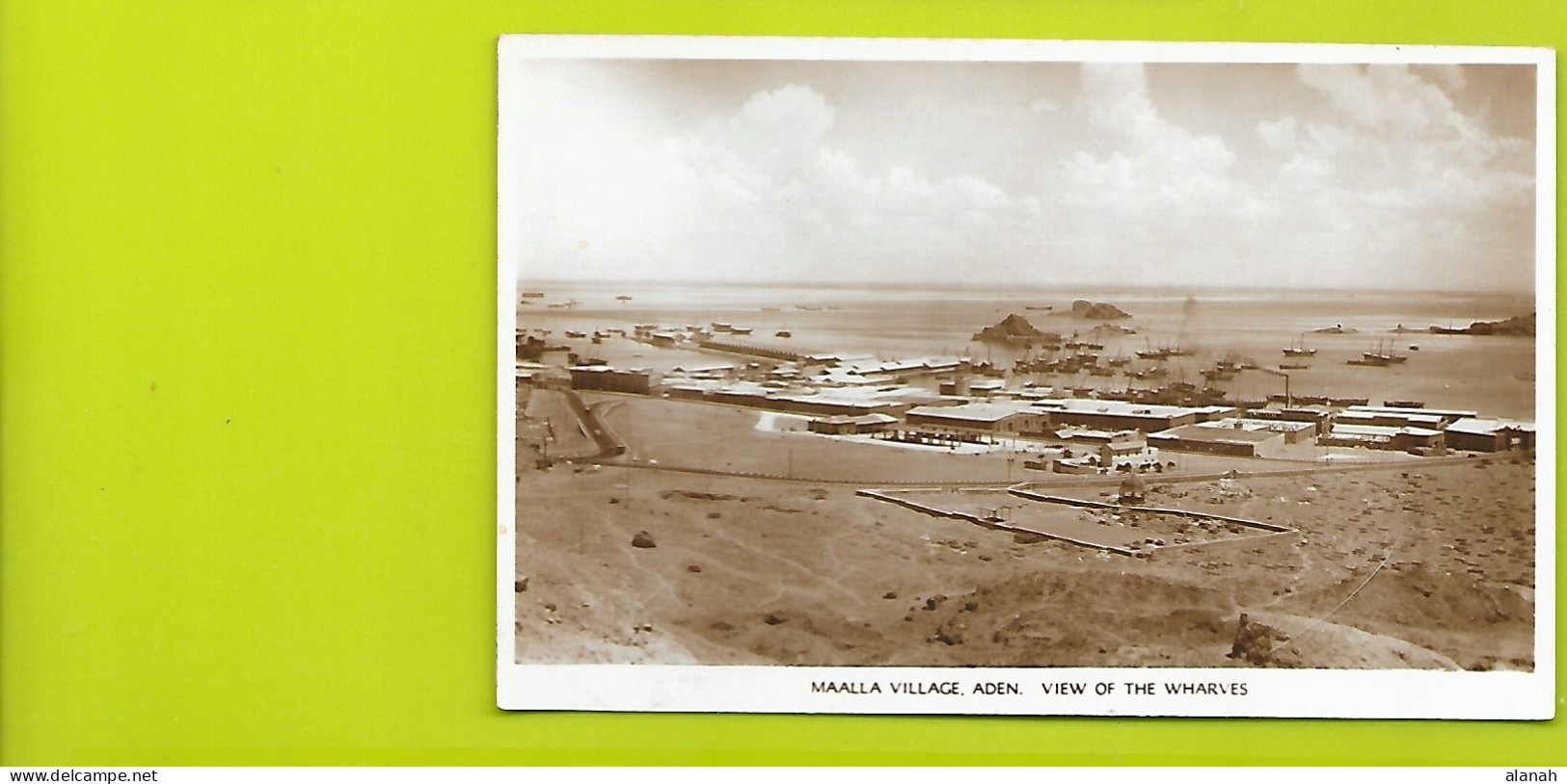 MAALLA VILLAGE ADEN View Of The Wharves Yémen - Yémen