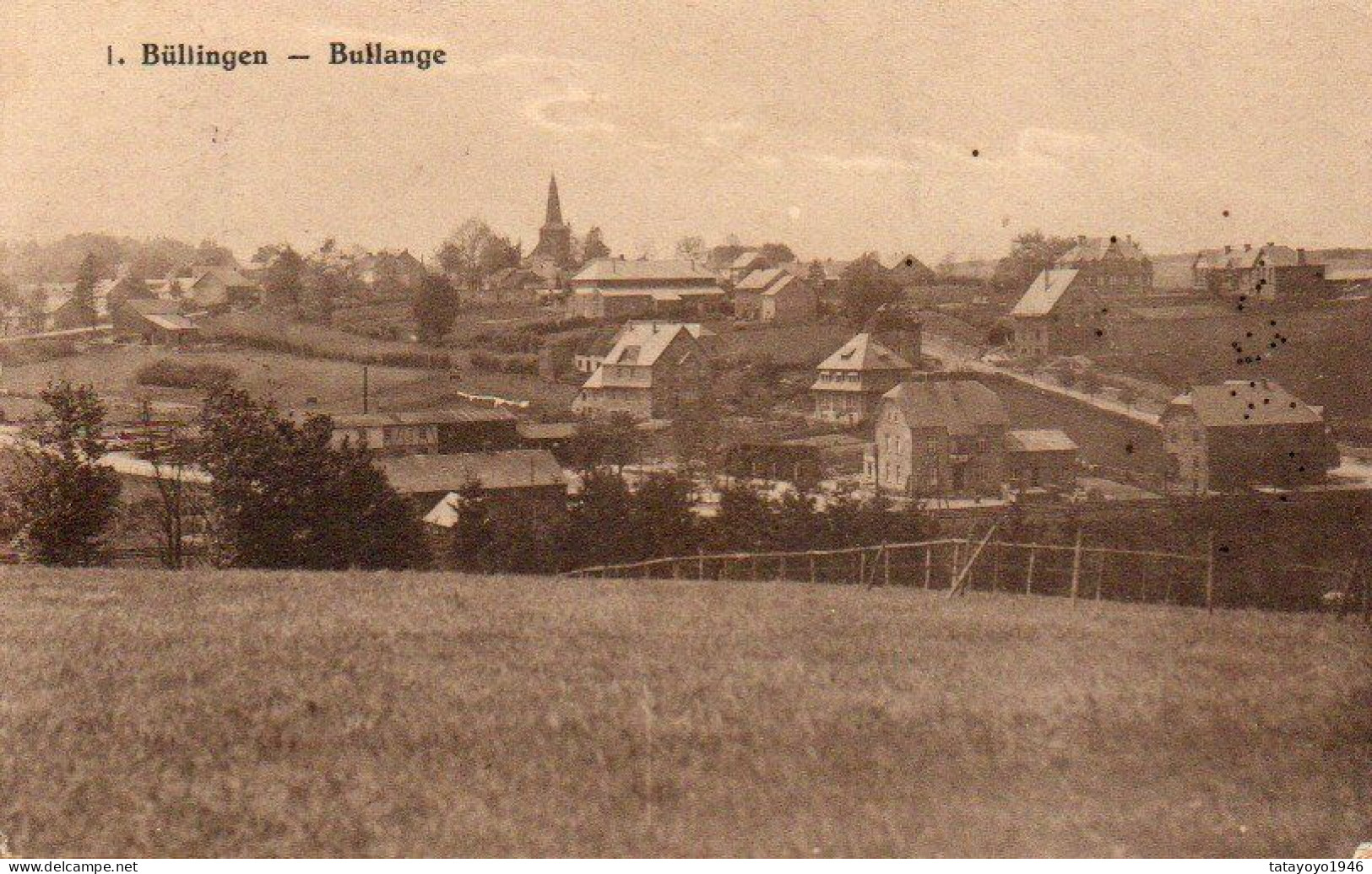 Bullingen  Bullange Voyagé En 1933 - Büllingen
