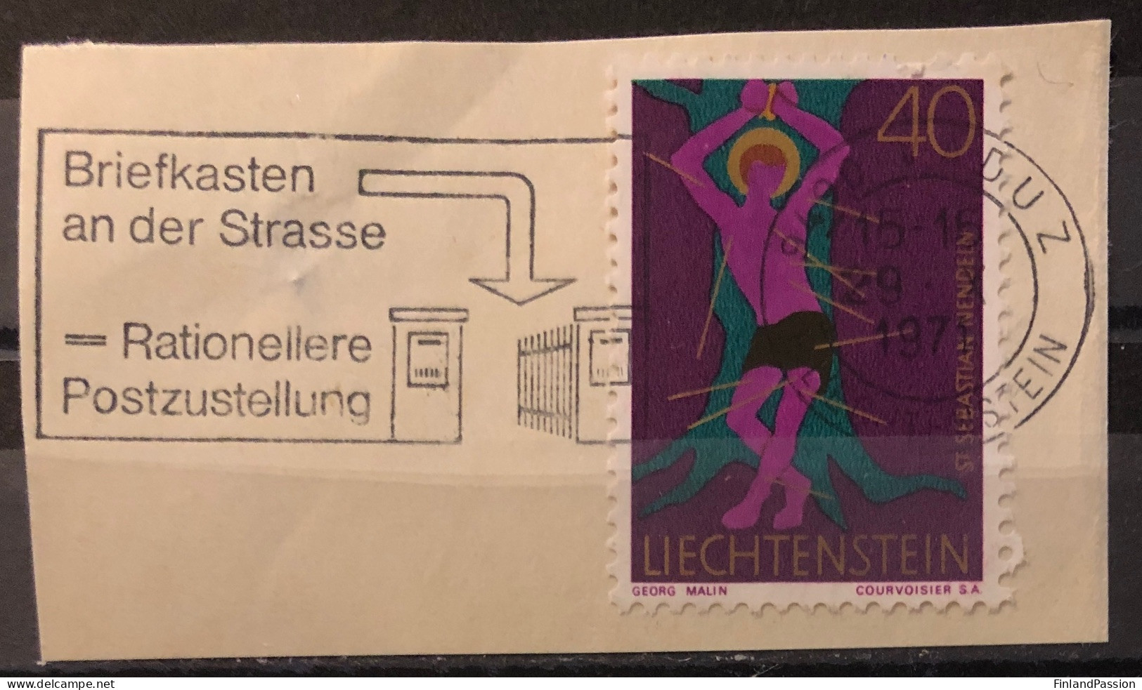 1971. MiNr. 543. Kirchenpatrone. O. - Brieven En Documenten