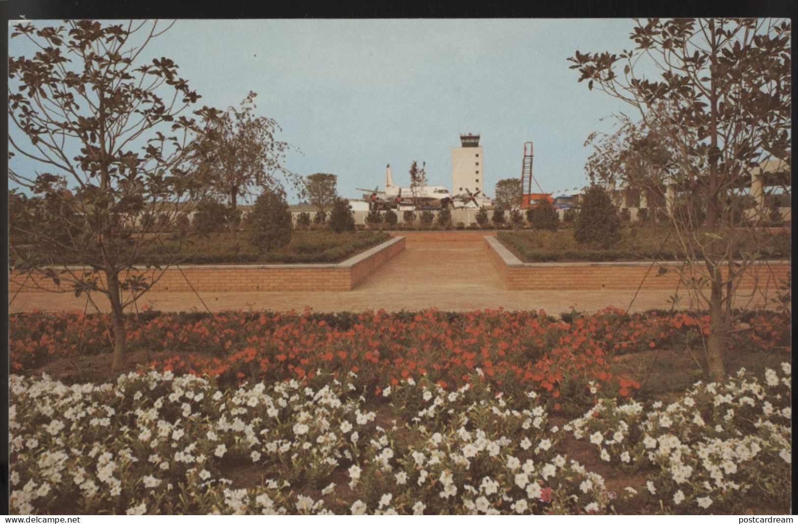 Greenville SC Airport Control Tower Postcard Spartanburg - Greenville