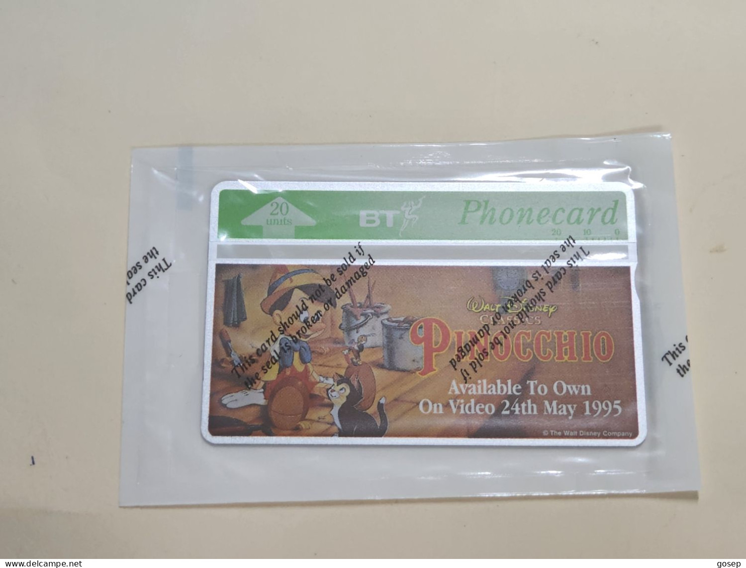 United Kingdom-(BTA096)-PINOCCHIO-PAINTING-(20units)(149)(cod Inclosed)-price Cataloge4.00£ Mint+1card Prepiad Free - BT Werbezwecke