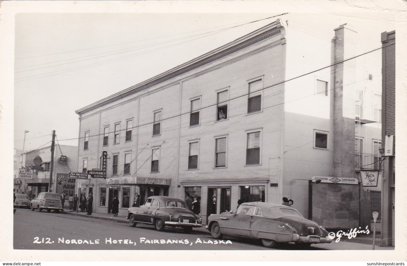 Alaska Fairbanks The Nordale Hotel Real Photo - Fairbanks