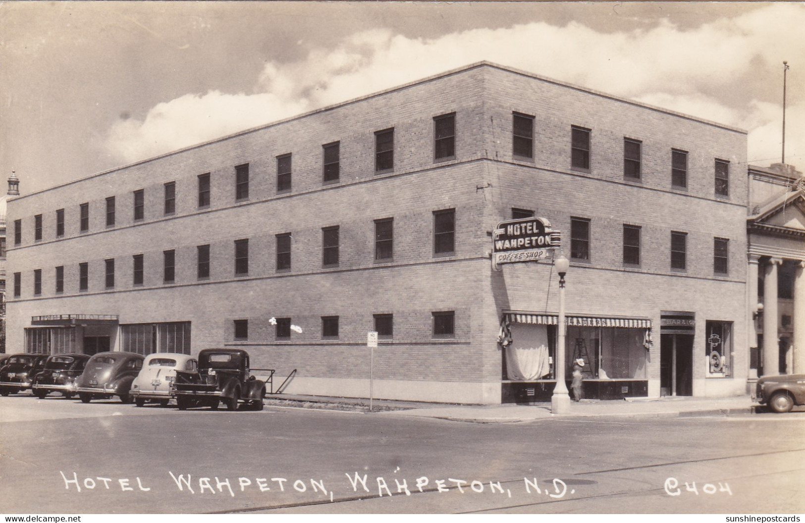 North Dakota Wahpeton Hotel Wahpeton Real Photo - Sonstige & Ohne Zuordnung