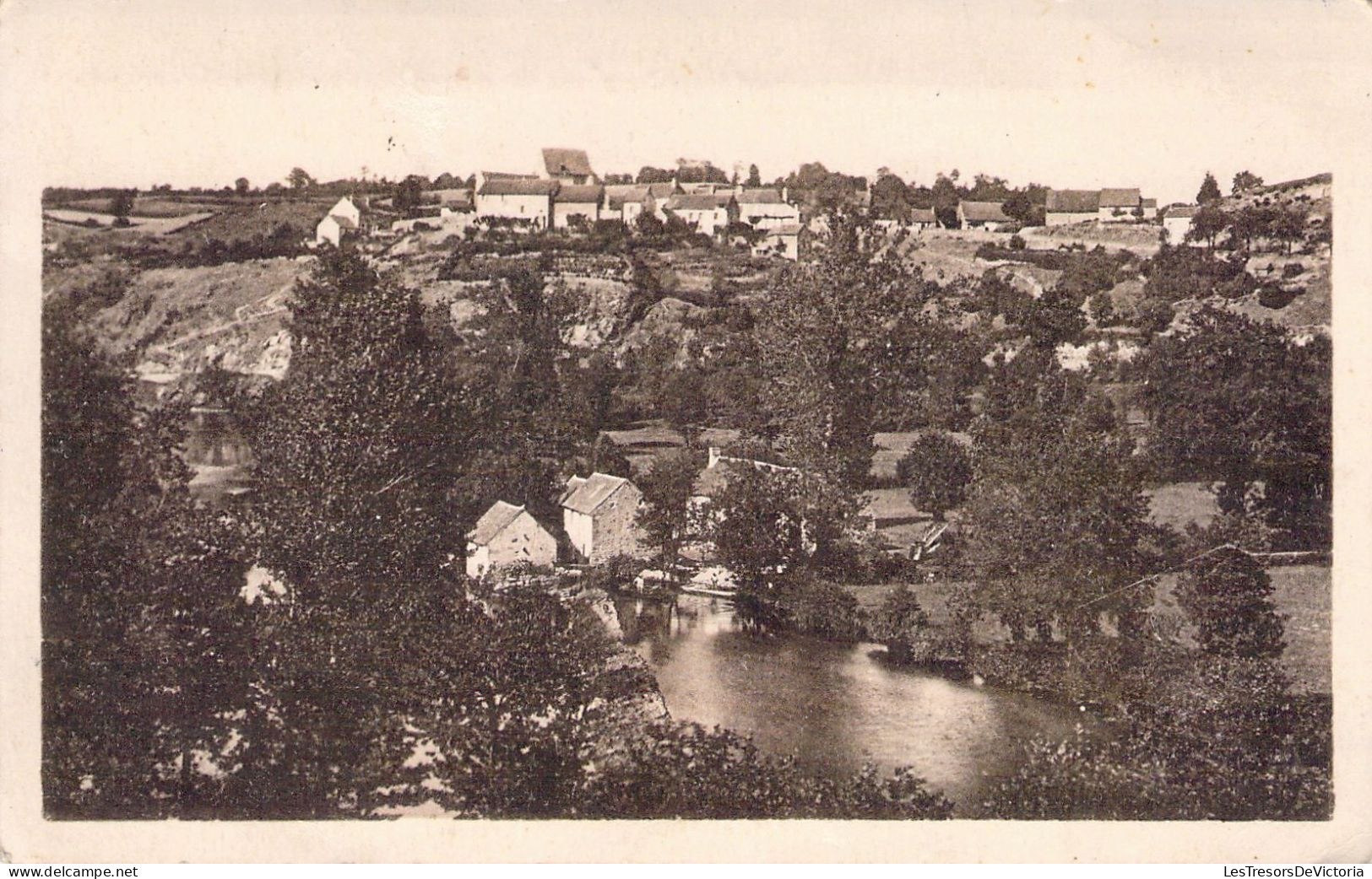 FRANCE - 23 - GLENIC - L'écluse Et La Vue Générale Du Village - Carte Postale Ancienne - La Courtine