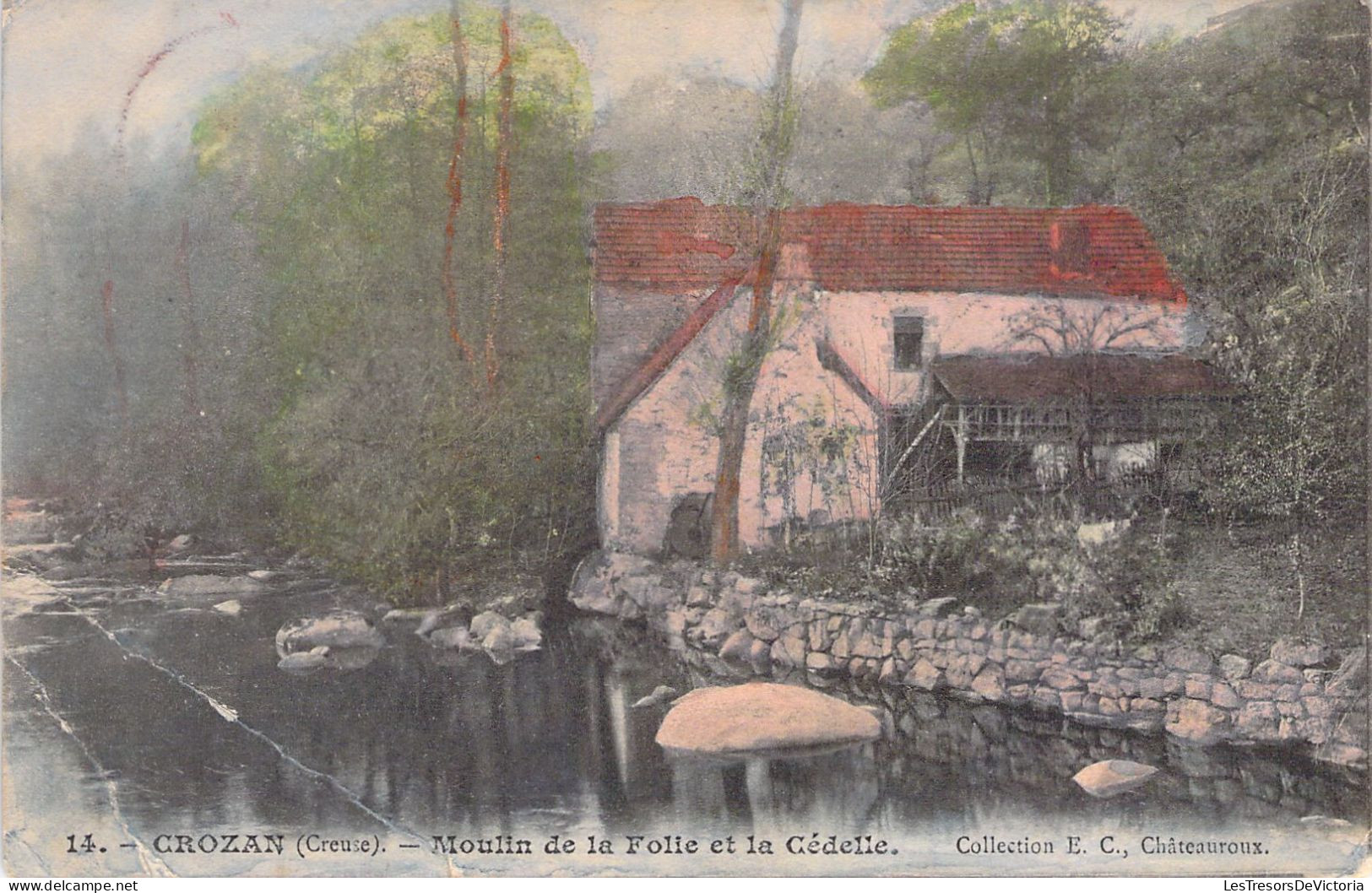 FRANCE - 23 - CROZANT - Moulin De La Folle Et La Cédelle - Carte Postale Ancienne - Crozant