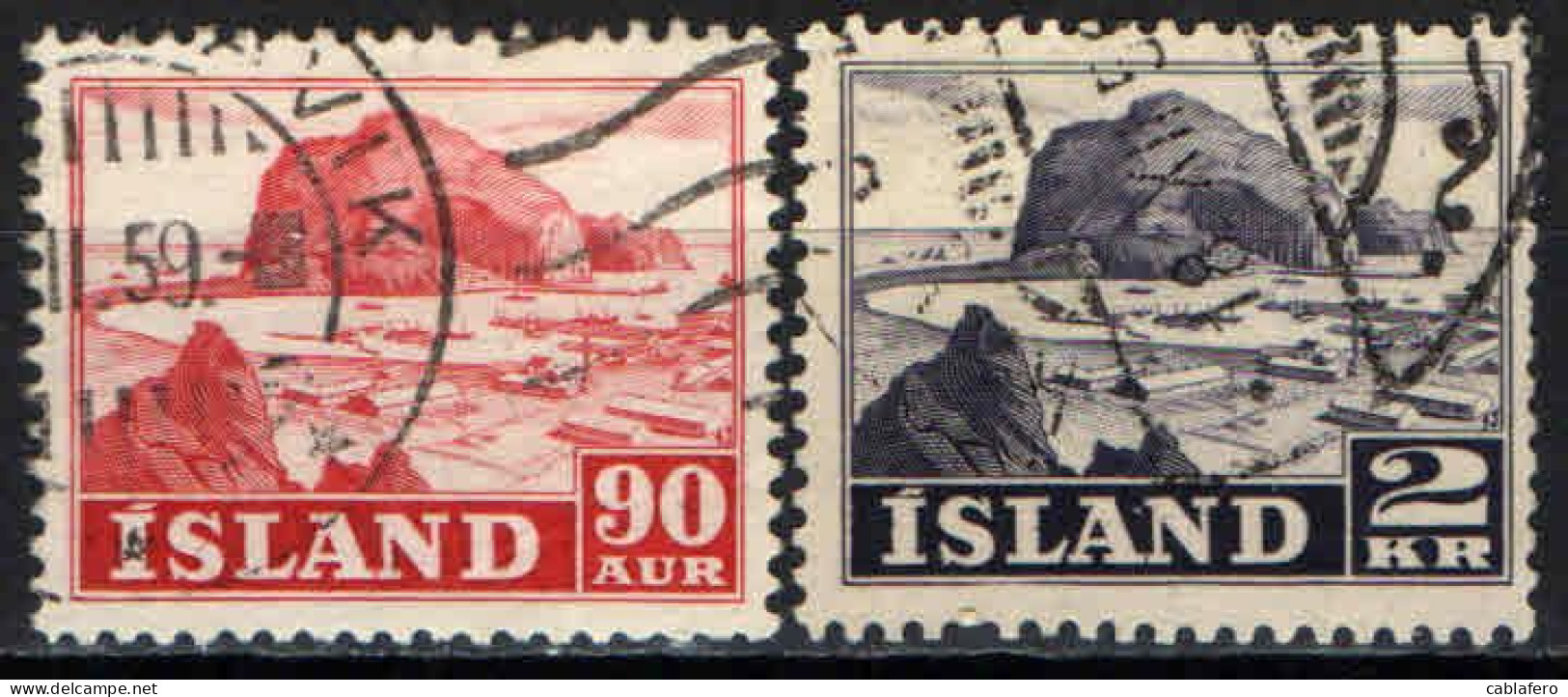 ISLANDA - 1950 - IL LAVORO IN ISLANDA - USATI - Used Stamps