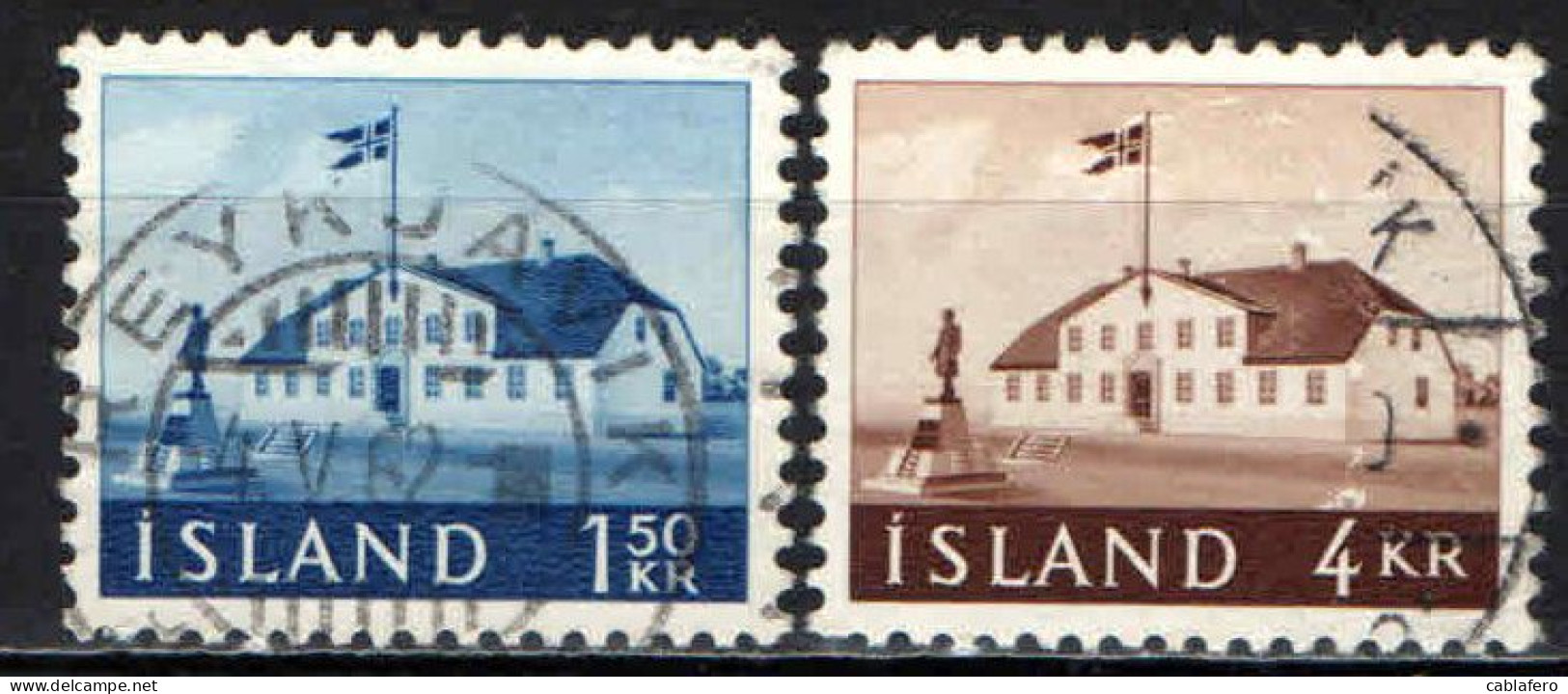 ISLANDA - 1958 - ANTICA SEDE DEL GOVERNO - USATI - Gebruikt