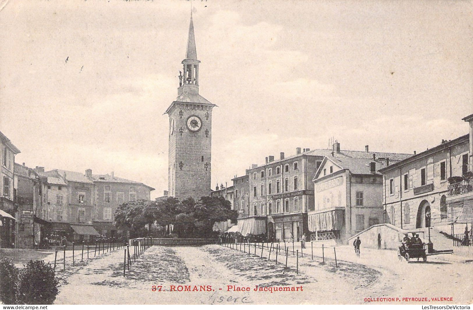 FRANCE - 26 - Romans - Place Jacquemart - Carte Postale Ancienne - Romans Sur Isere