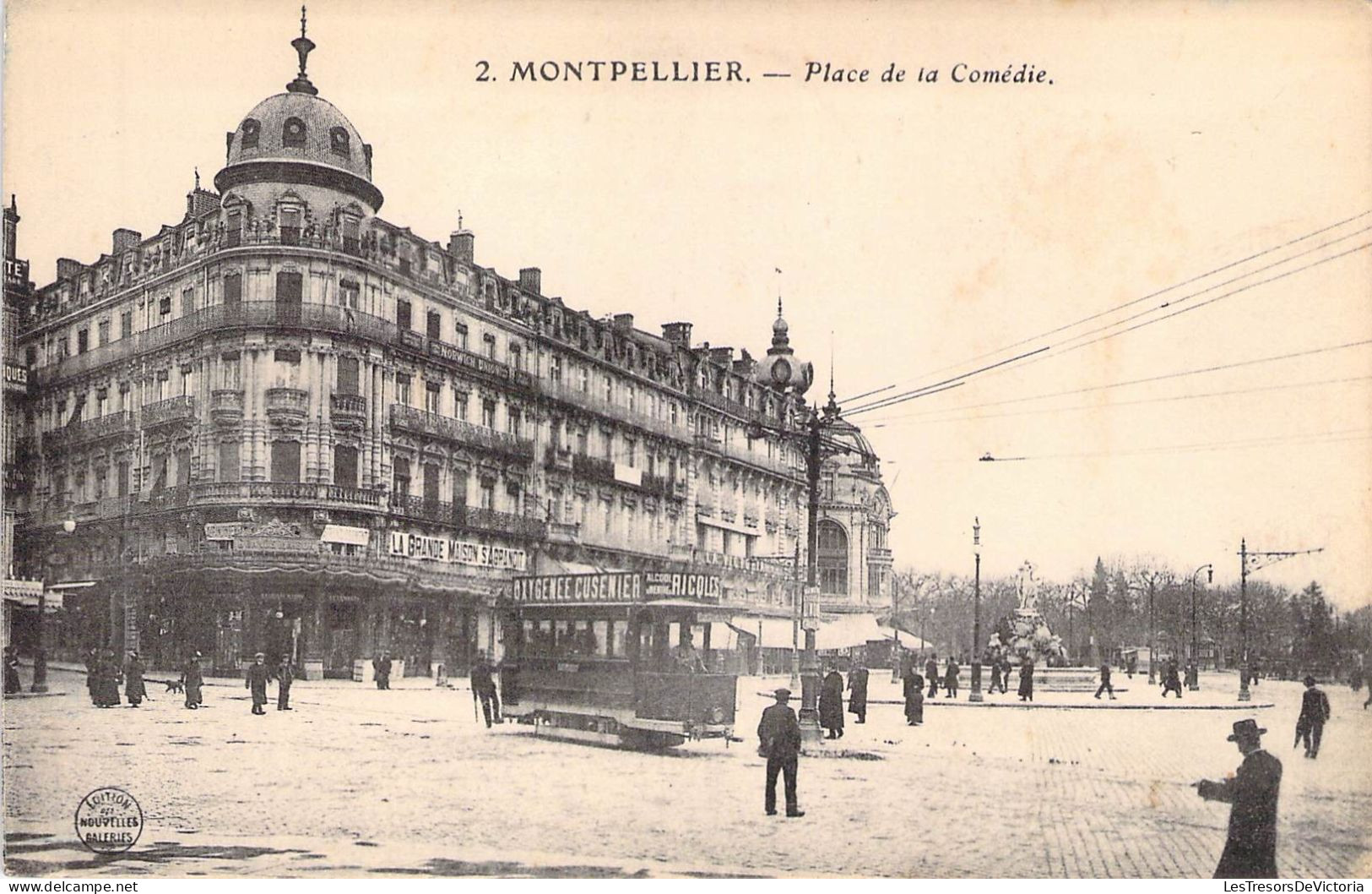 FRANCE - 34 - MONTPELLIER - Place De La Comédie -  Carte Postale Ancienne - Montpellier