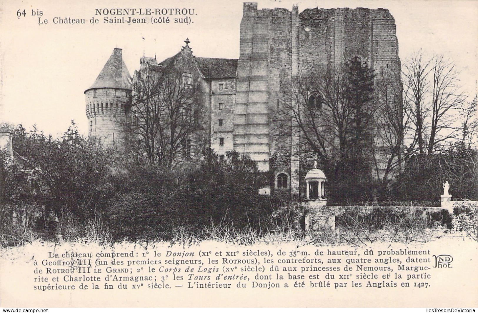 FRANCE - 28 - NOGENT LE ROTROU - Le Château De Saint Jean - Carte Postale Ancienne - Nogent Le Rotrou