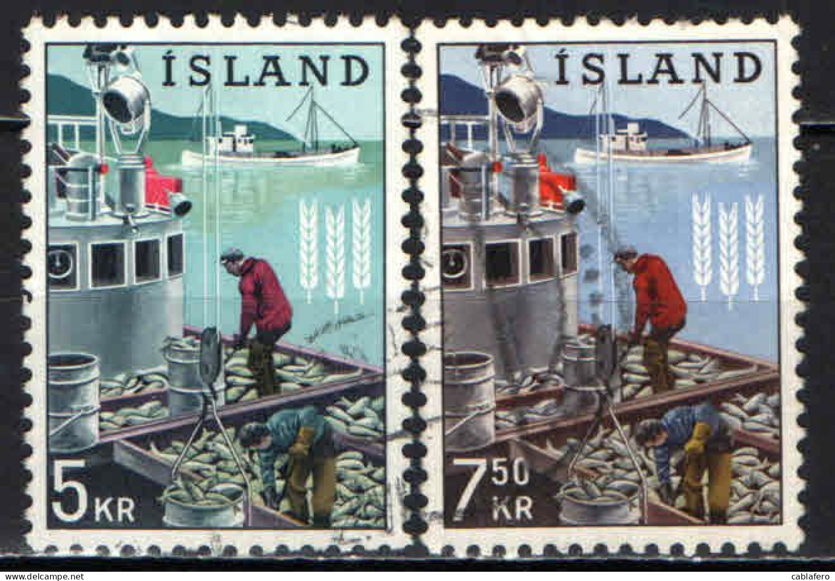 ISLANDA - 1963 - CAMPAGNA MONDIALE CONTRO LA FAME - USATI - Used Stamps