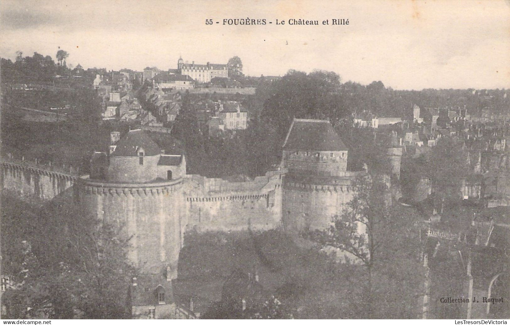FRANCE - 35 - FOUGERES - Le Château Et Rillé - Carte Postale Ancienne - Fougeres