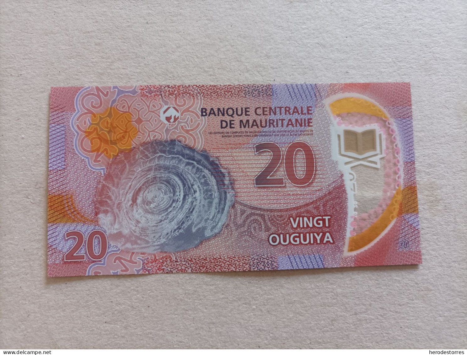 Billete De Mauritania De 20 Ouguiya, Año 2020, UNC - Mauritanie