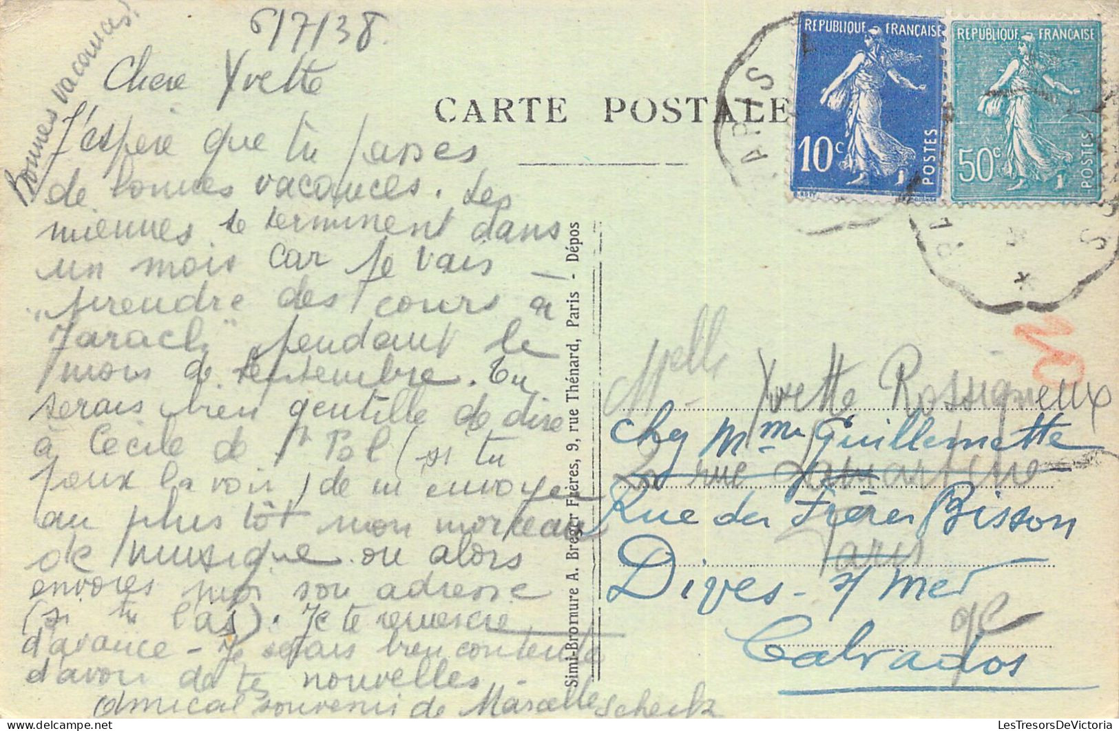 FRANCE - 41 - MER - La Grande Rue - Carte Postale Ancienne - Mer