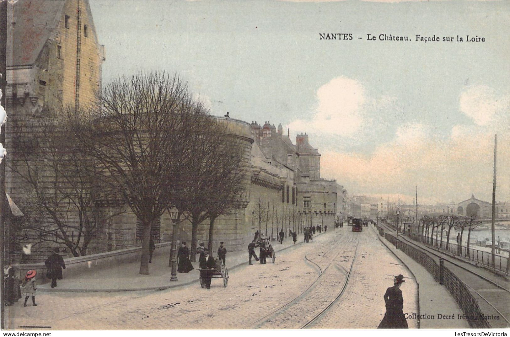 FRANCE - 44 - NANTES - Le Château - Façade Sur La Loire - Carte Postale Ancienne - Nantes