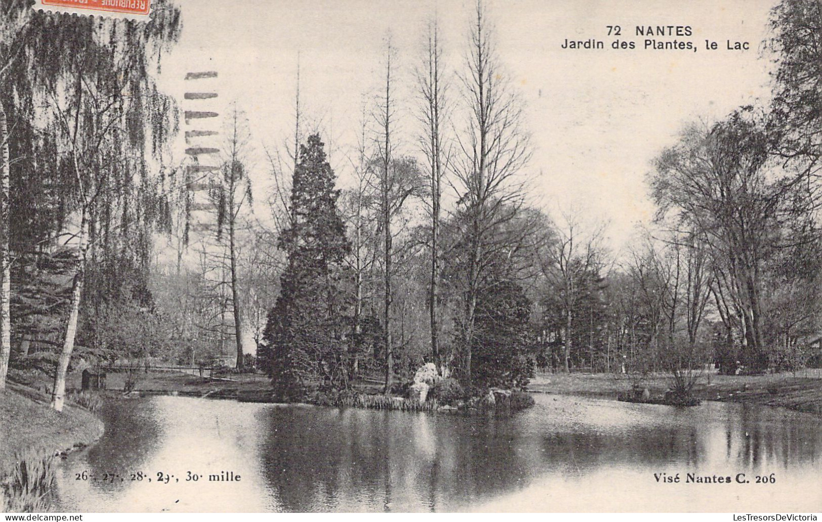 FRANCE - 44 - NANTES - Jardin Des Plantes - Le Lac - Carte Postale Ancienne - Nantes