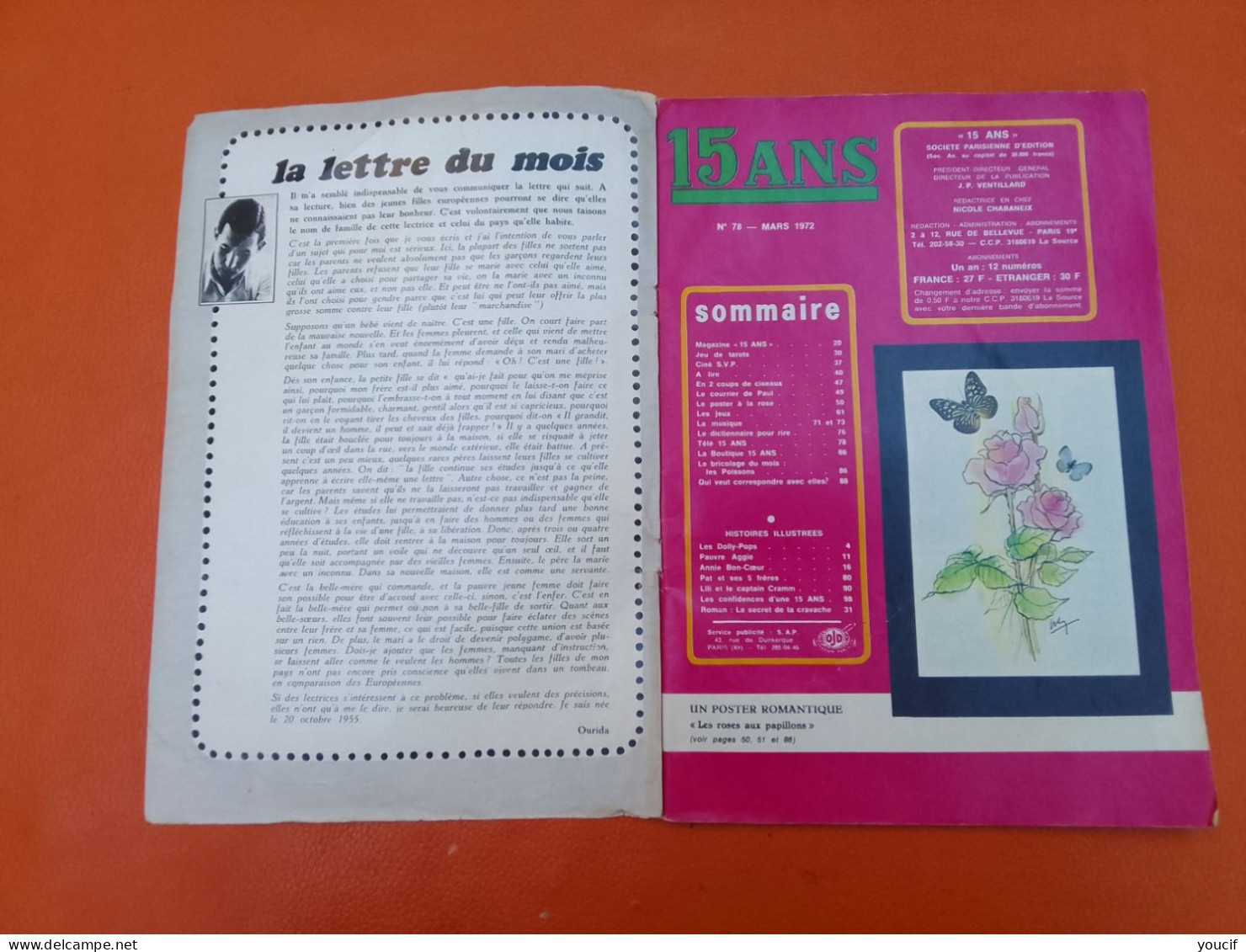 MAGASINE N°78 15 ANS MARS 1972 - CANAL BD Magazine