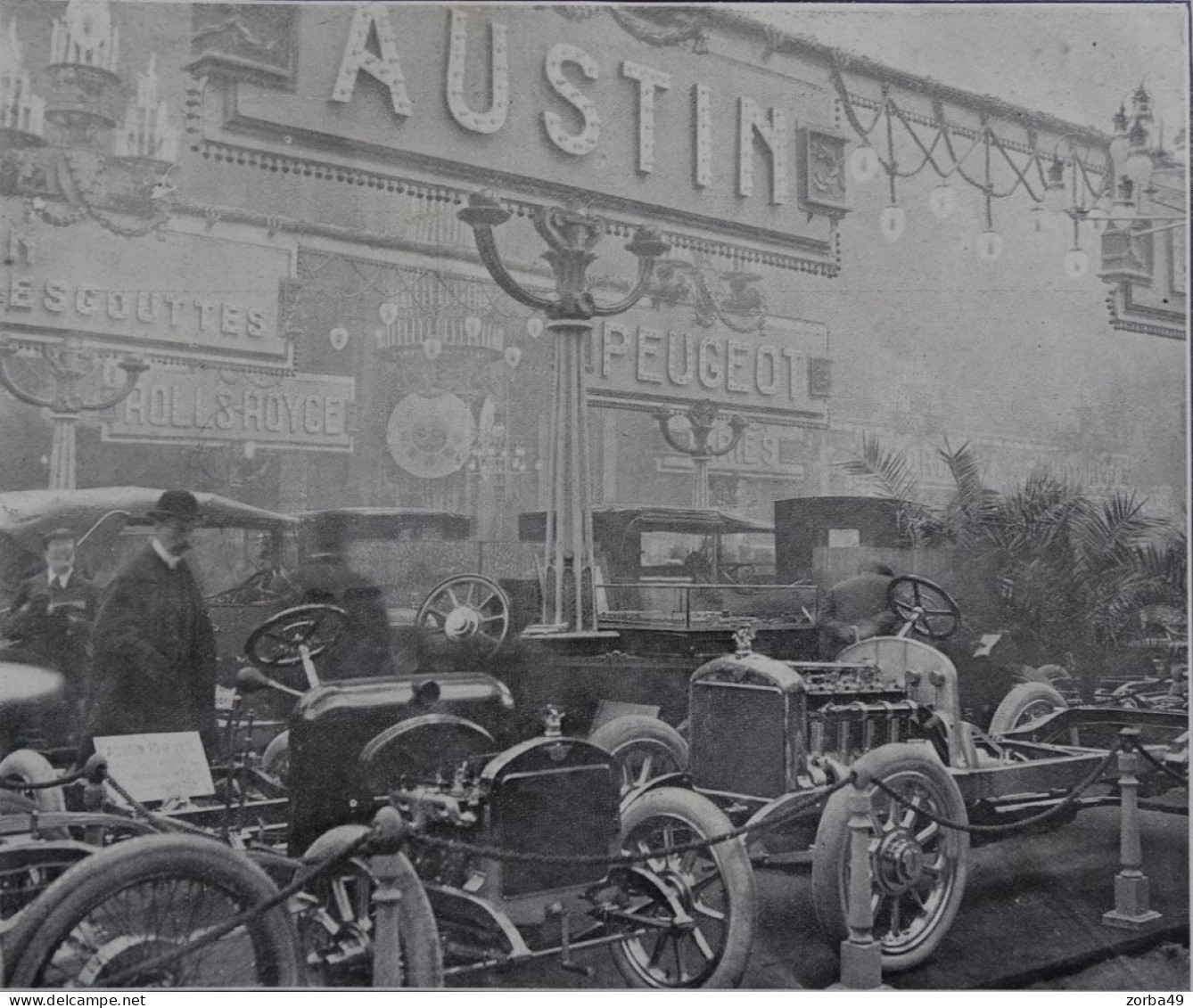 Salon De L' Automobile Stand AUSTIN 1912 - Voitures