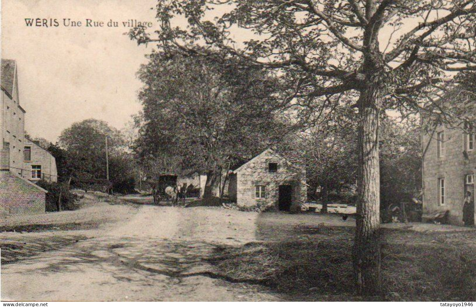 Wéris Une Rue Du Village Malle Poste N'a Pas Circulé - Durbuy