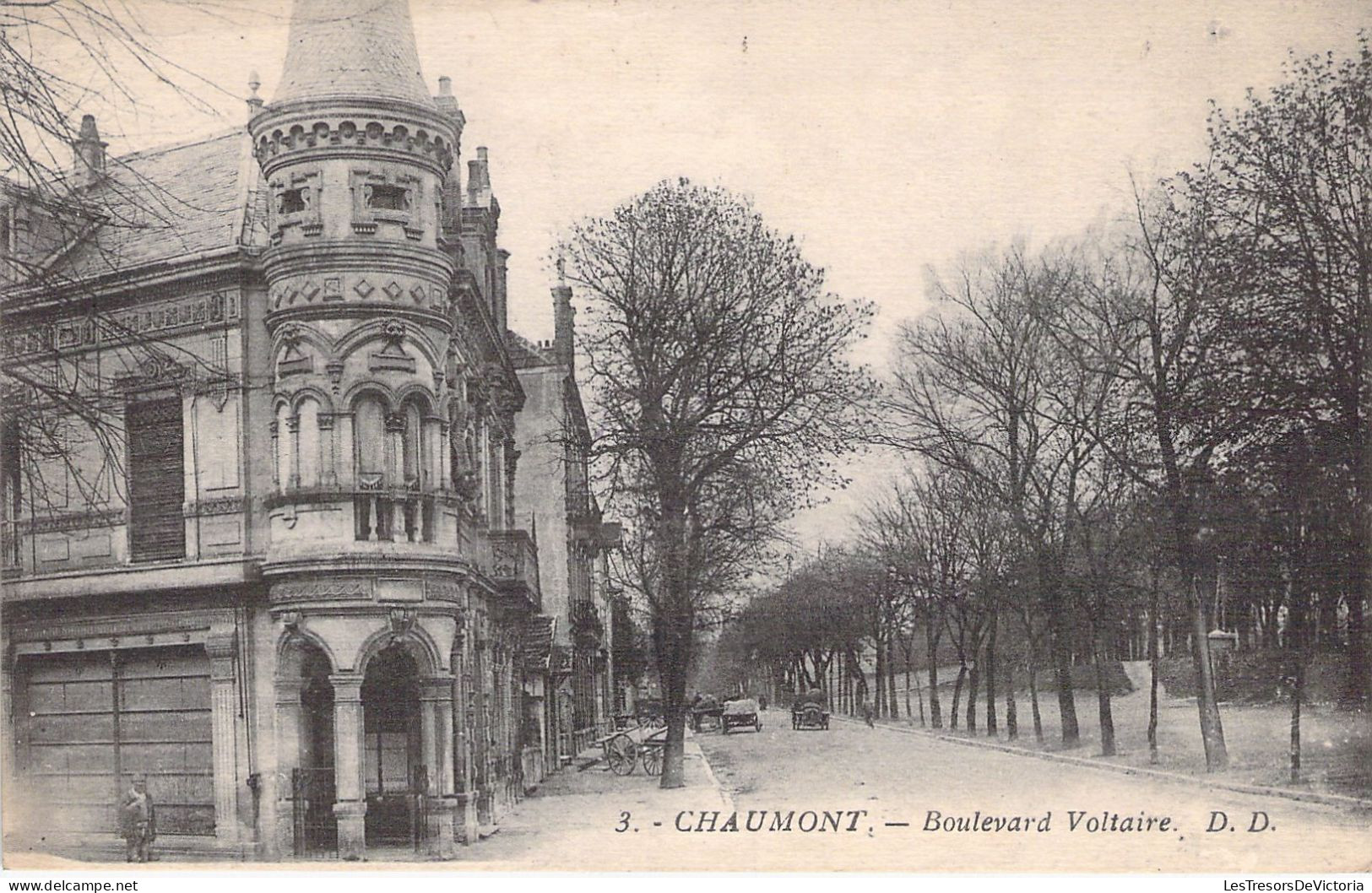 FRANCE - 52 - CHAUMONT - Boulevard Voltaire - Carte Postale Ancienne - Chaumont