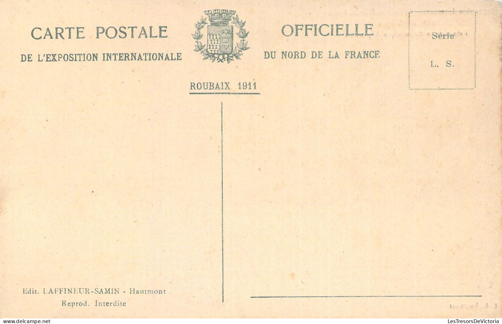 FRANCE - 59 - ROUBAIX - Palais De La République Argentine - 1911 - Carte Postale Ancienne - Roubaix