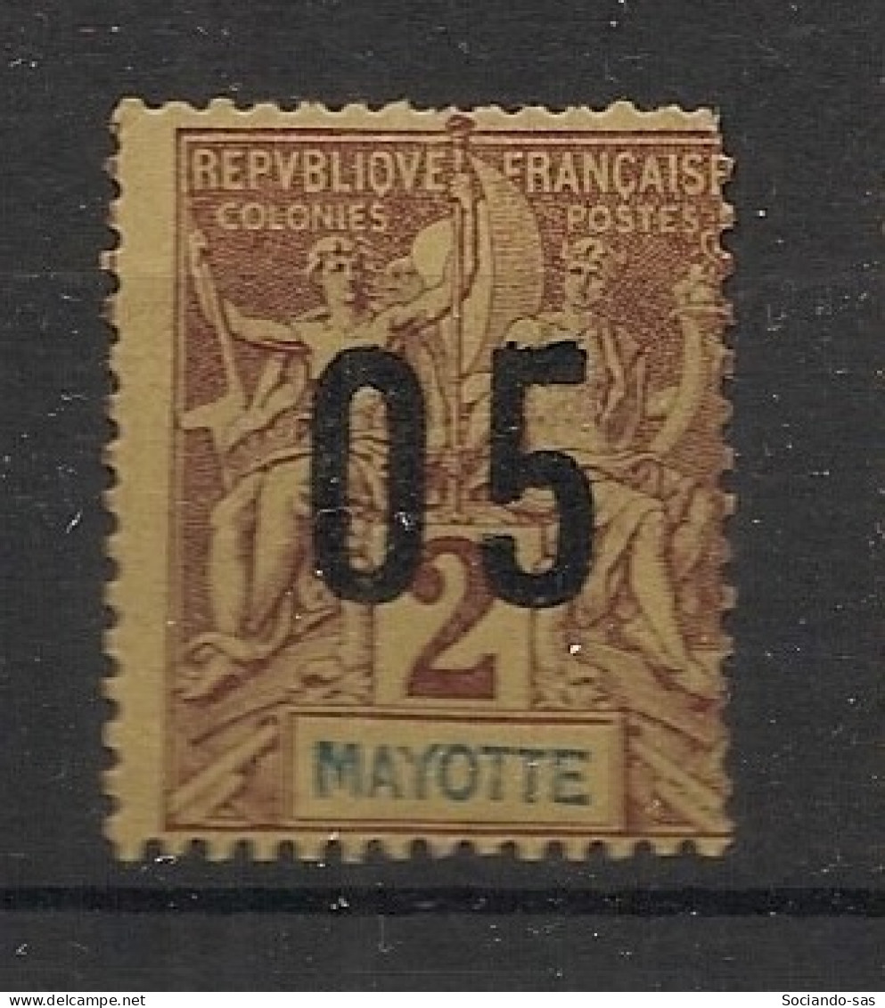 MAYOTTE - 1912 - N°Yv. 21A - Type Groupe 05 Sur 2c - VARIETE Surcharge Espacée - Neuf Luxe ** / MNH / Postfrisch - Ungebraucht
