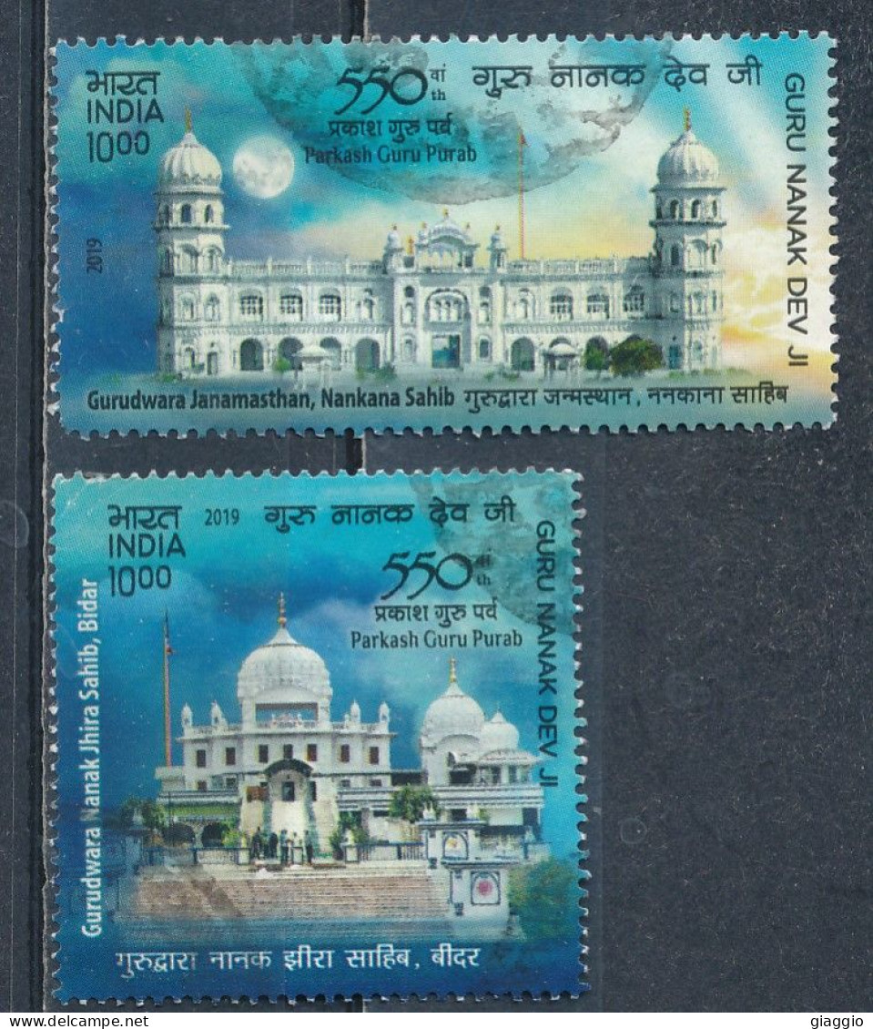 °°° INDIA 2019 - MI 3611/12 °°° - Used Stamps