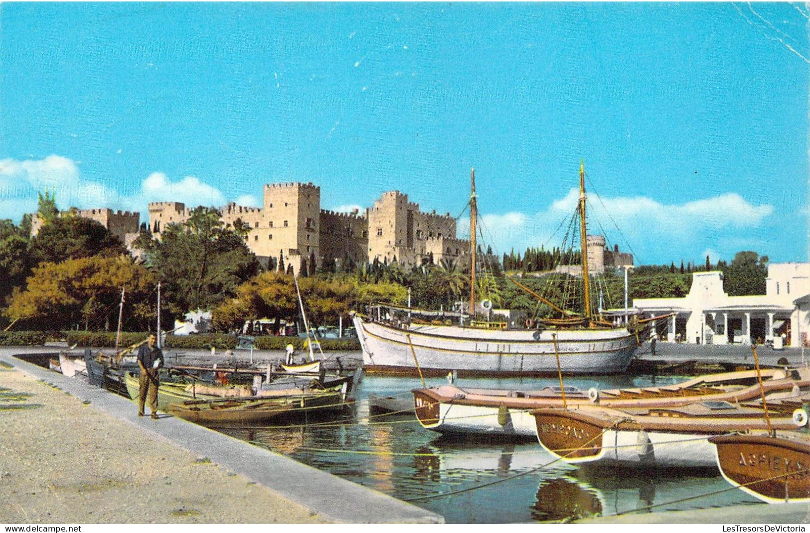 GRECE - Rhodes - Le Palais Des Chevaliers - Carte Postale Ancienne - Greece