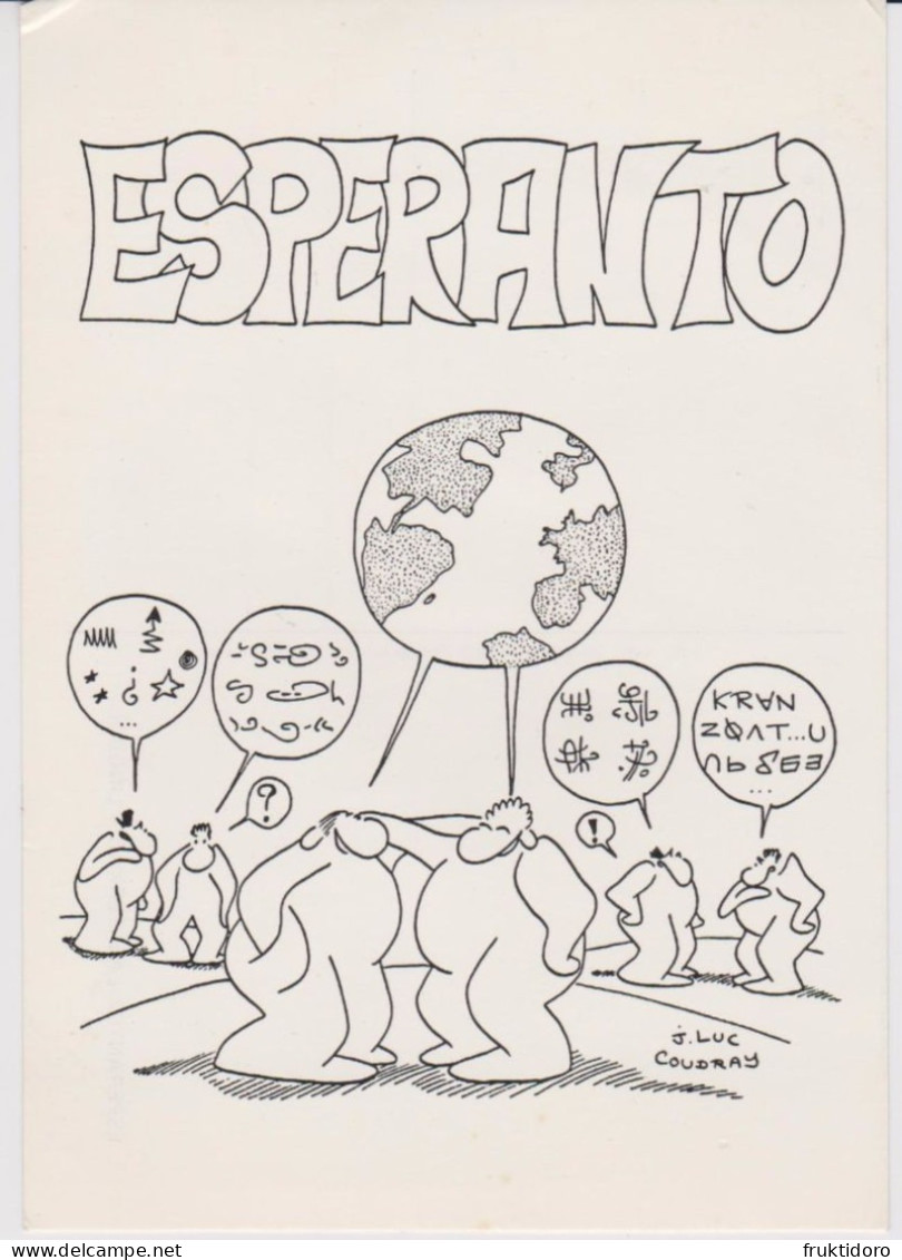 AKEO 02 Esperanto Cards from France - Peace / Paco / Farmo en Gaskonio - Farm in Gascony 1983