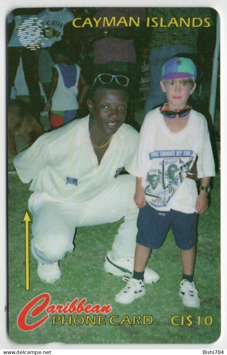 Cayman Islands - Young Fan With Richie Richardson - 57CCIC (with Ø) - Cayman Islands