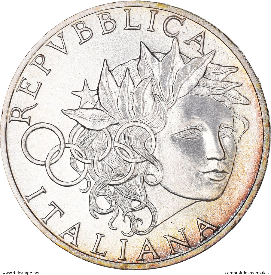 Monnaie, Italie, Jeux Olympiques Atlanta 1996, 1000 Lire, 1996, Rome, FDC, FDC - Commémoratives