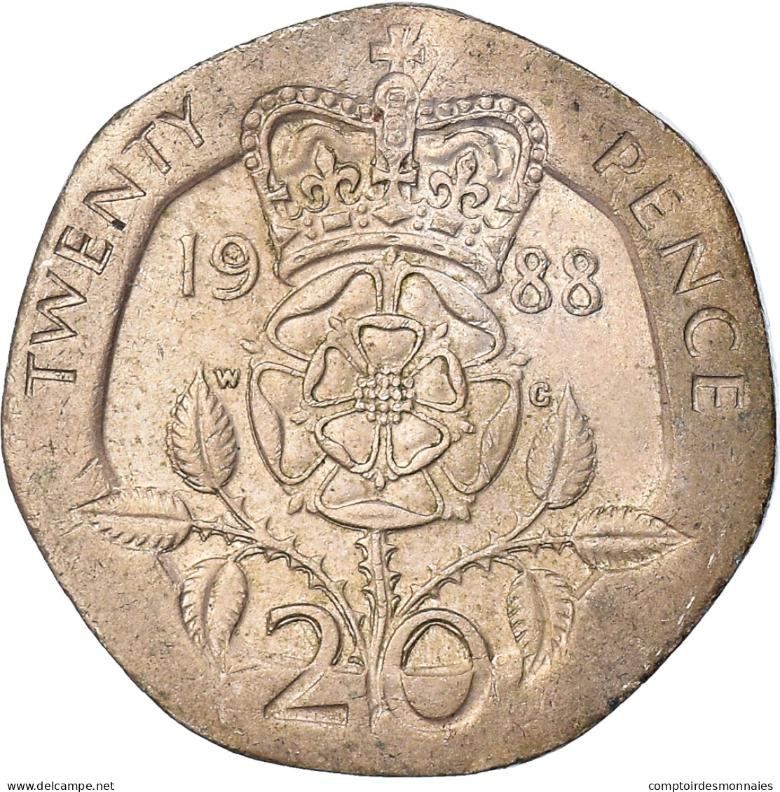 Monnaie, Grande-Bretagne, 20 Pence, 1988 - 20 Pence