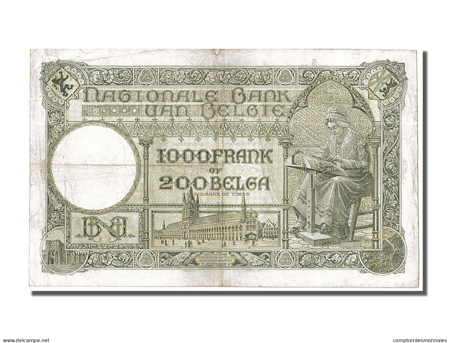 Billet, Belgique, 1000 Francs-200 Belgas, 1934, 1934-07-07, TTB - 1000 Francs & 1000 Francs-200 Belgas