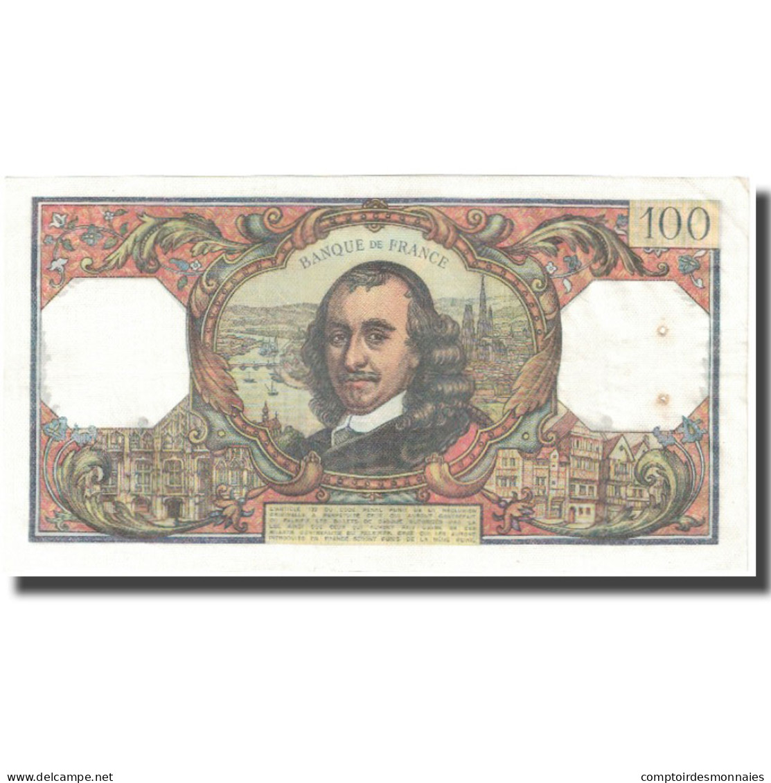 France, 100 Francs, Corneille, 1973, 1973-11-08, TB, Fayette:65.44, KM:149d - 100 F 1964-1979 ''Corneille''