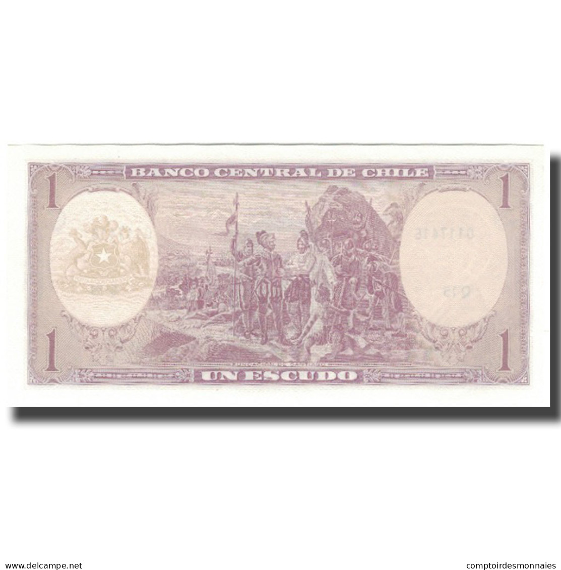 Billet, Chile, 1 Escudo, KM:136, NEUF - Chili