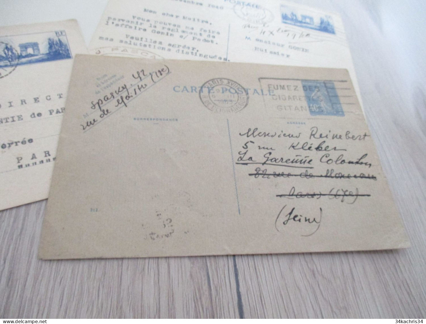 France Lot 6 Entiers Anciens Tout état - Collections & Lots: Stationery & PAP