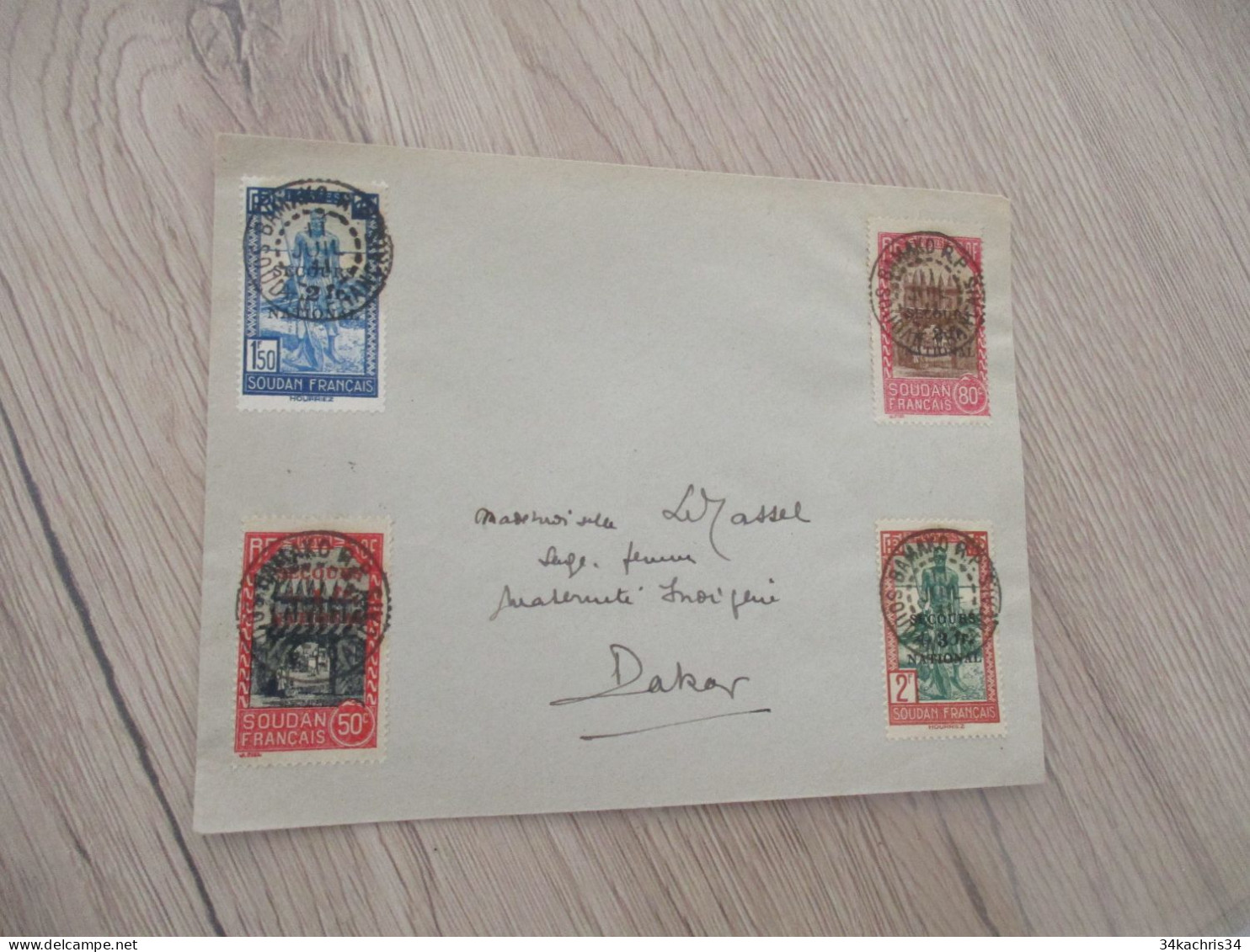 France Colonies Françaises Lot 7 Lettres Anciennes  Tout état - Collections