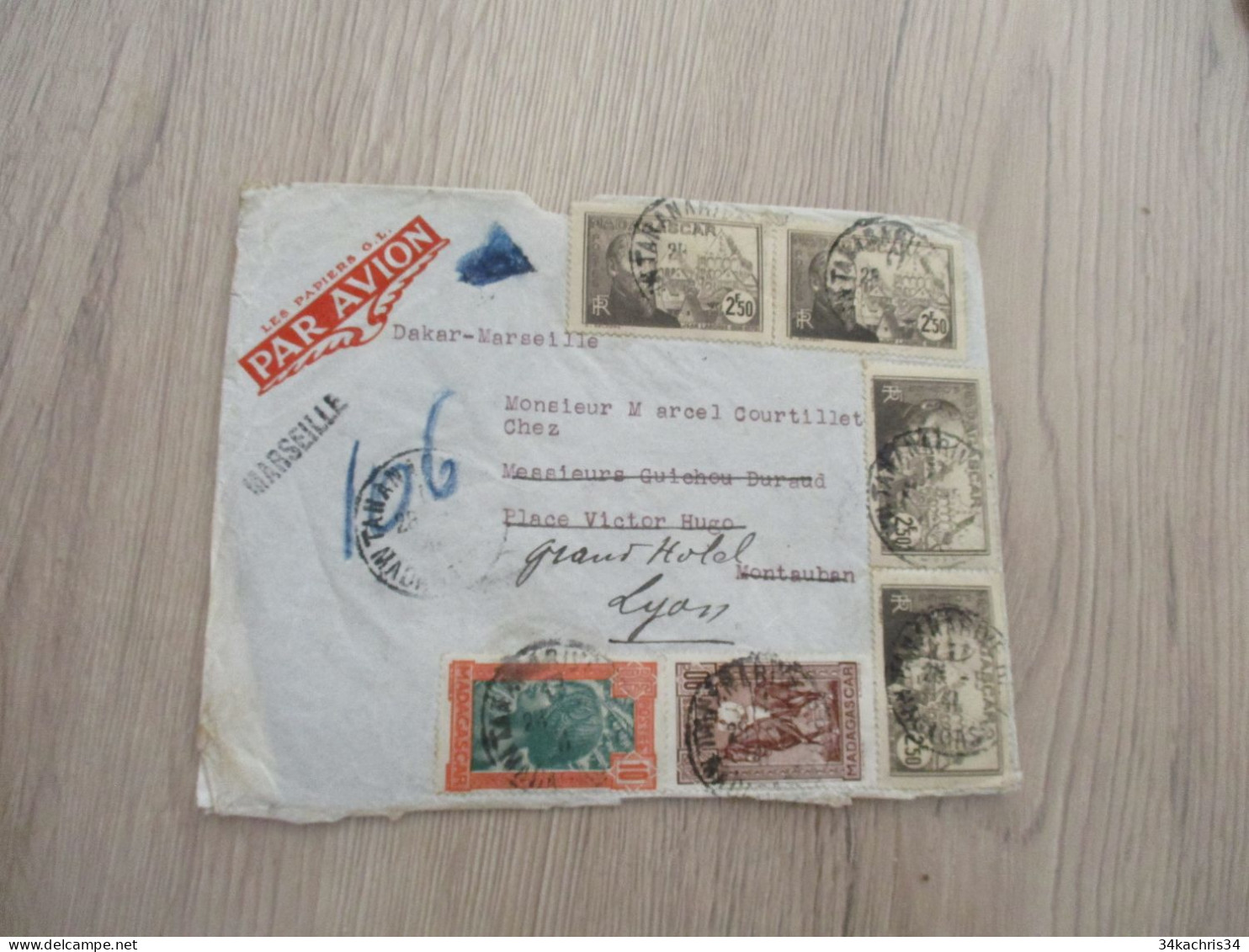 France Colonies Françaises Lot 7 Lettres Anciennes  Tout état - Sammlungen