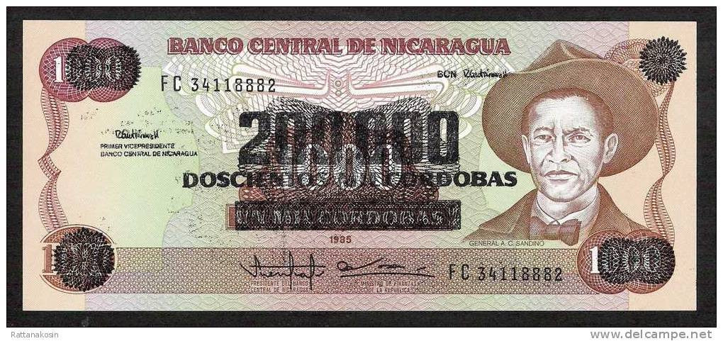 NICARAGUA    P162    200.000  C. / 1000 C.   1990     UNC. - Nicaragua
