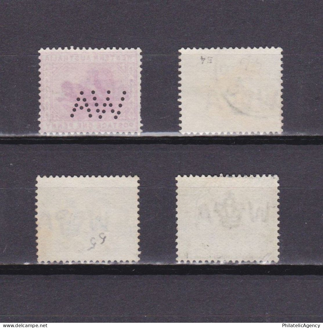 WESTERN AUSTRALIA 1898, SG# 112-116, Wmk W Crown A, Swan, Part Set, Used - Used Stamps