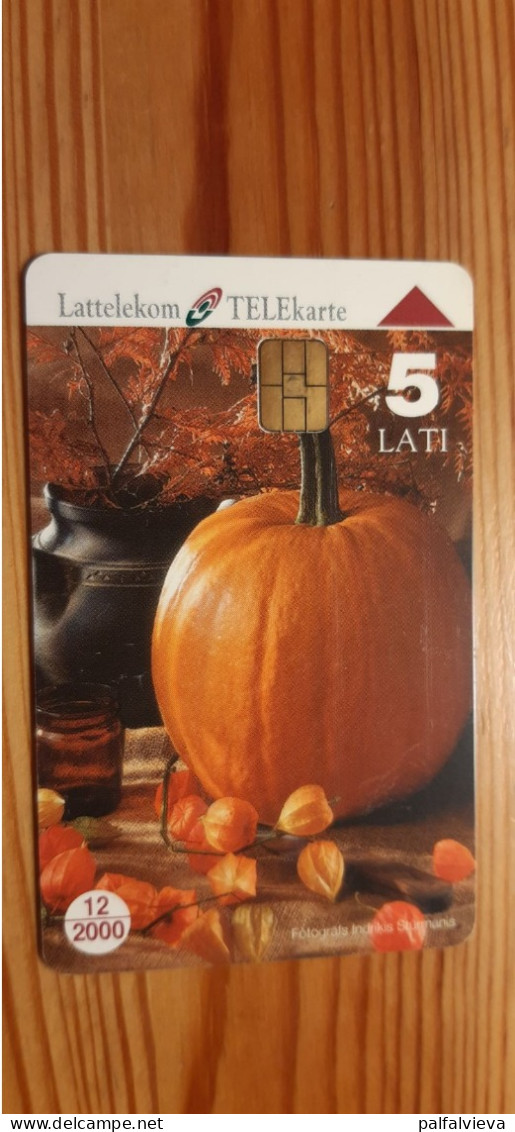 Phonecard Latvia - Pumpkin - Lettland