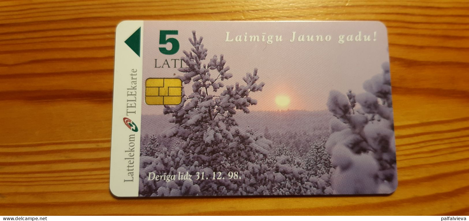 Phonecard Latvia - Calendar, Christmas - Lettland