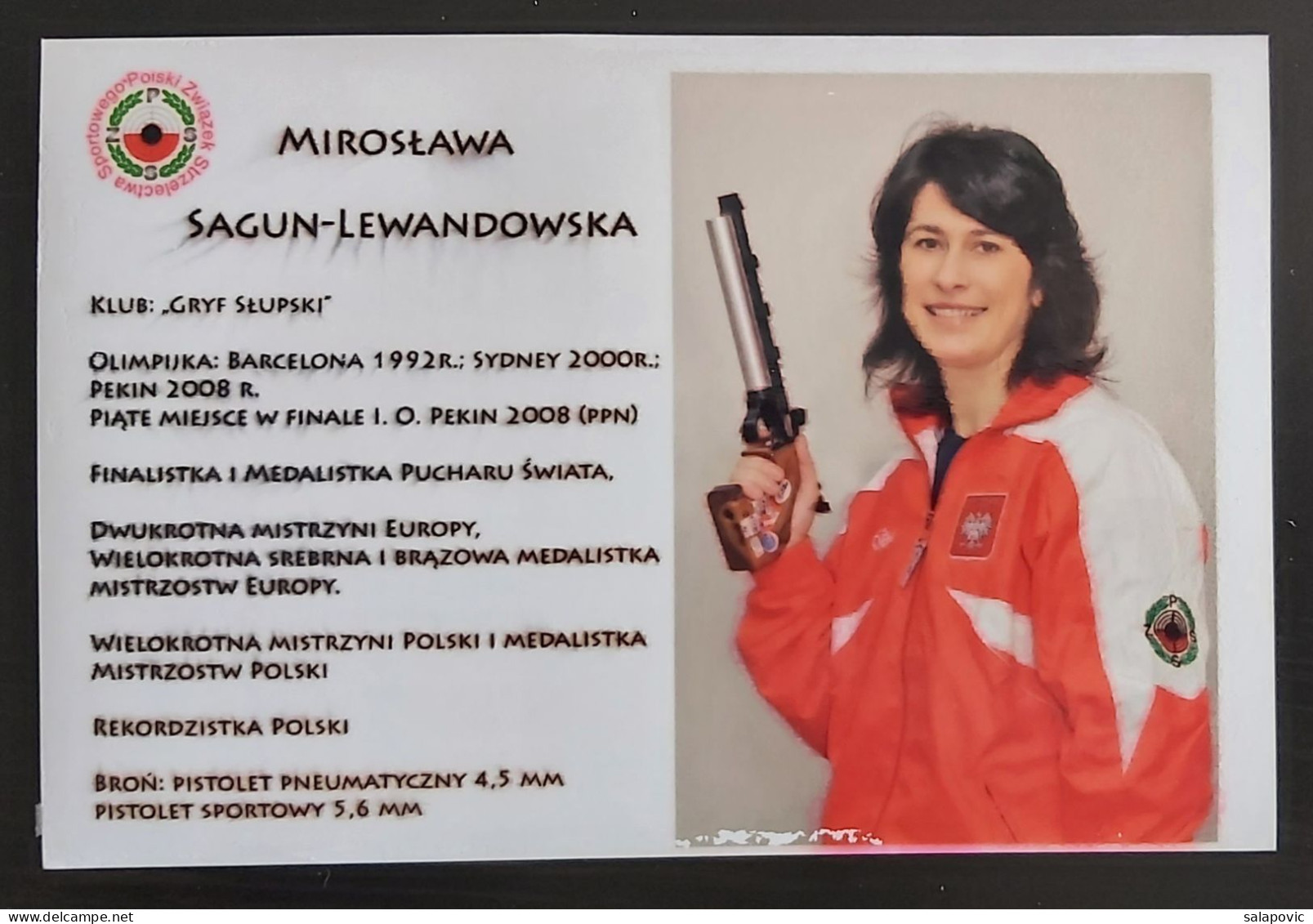 Polski Zwiazek Strzelectwa Sportowego Poland Shooting Federation Association Archery Miroslawa Sagun Lewandowska SL-1 - Archery