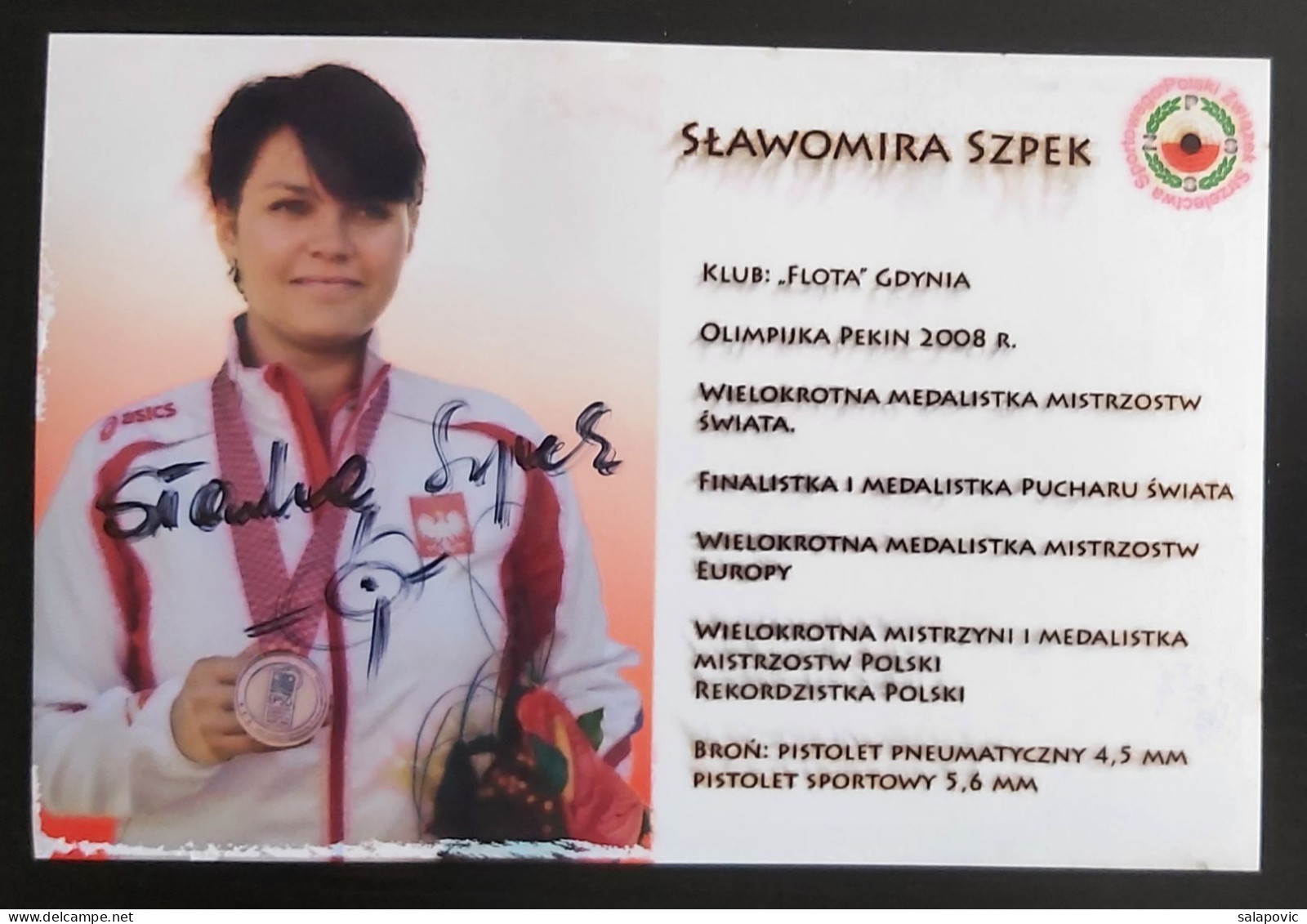 Polski Zwiazek Strzelectwa Sportowego Poland Shooting Federation Association Union Archery Slawomira Szpek SL-1 - Archery