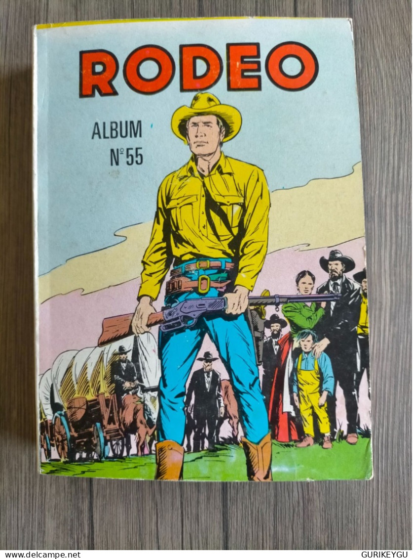 Bd  Album  RODEO   N° 55  Avec N° 287.288.289.290 Dedans LUG 1975 TEX WILLER  BIEN ++ - Lug & Semic